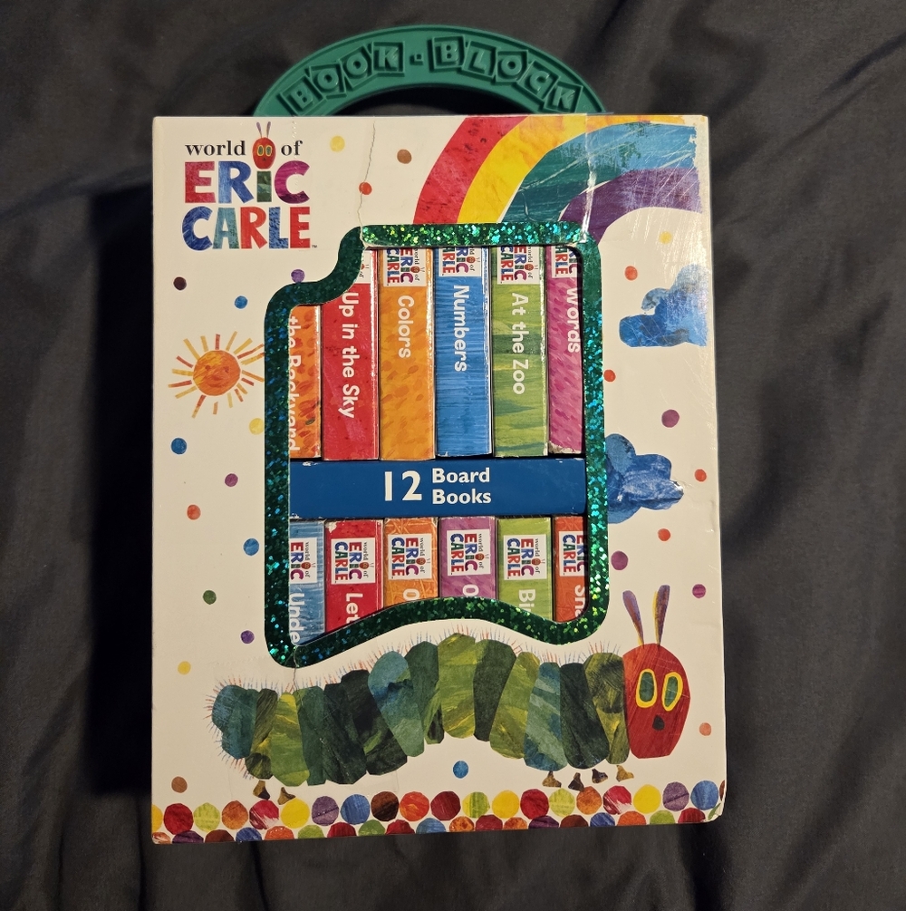 World of Eric Carle 12 Board Books - Colorful Kids Set